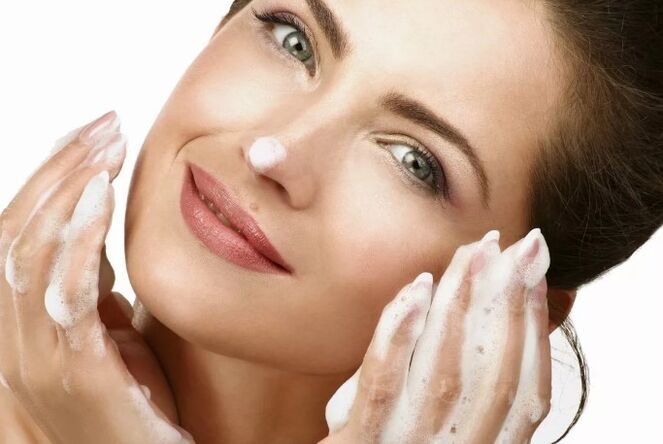 Cleaning of the face